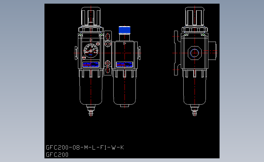 亚德客三联件gfc200