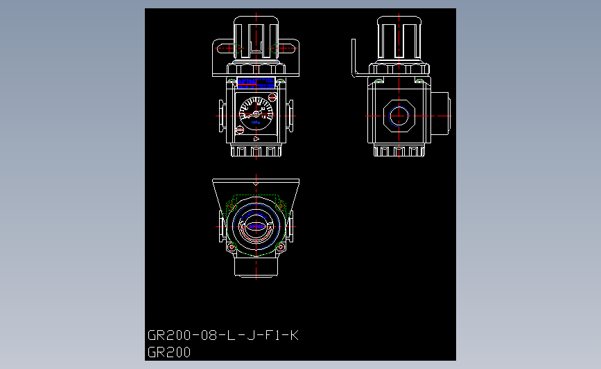 亚德客三联件gr200