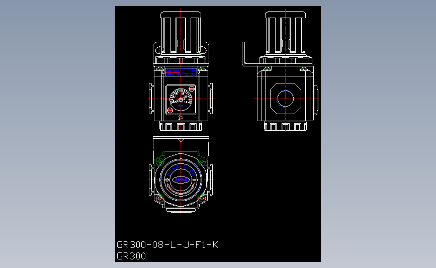 亚德客三联件gr300