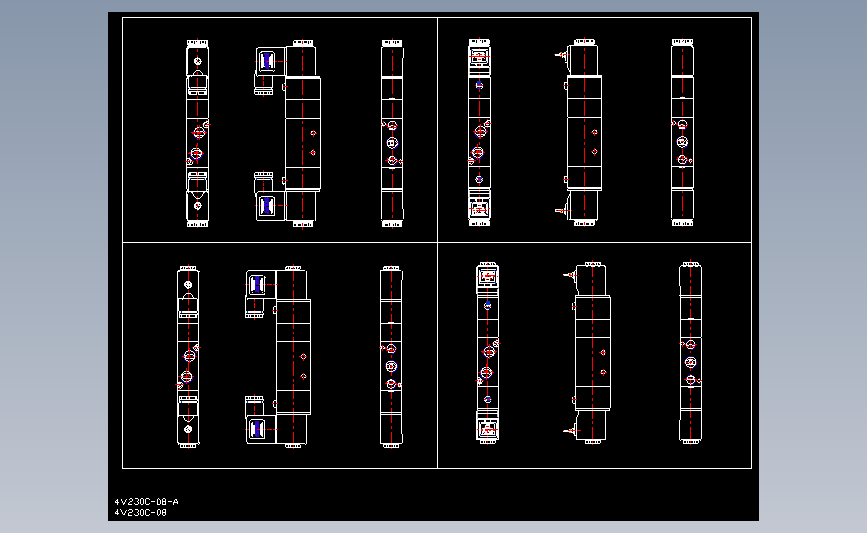 亚德客可阀类4v230-08c