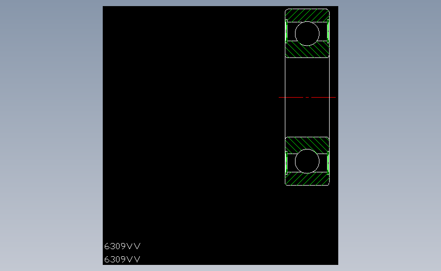 轴承6__VV_AutoCAD_模型图纸下载 – 懒石网