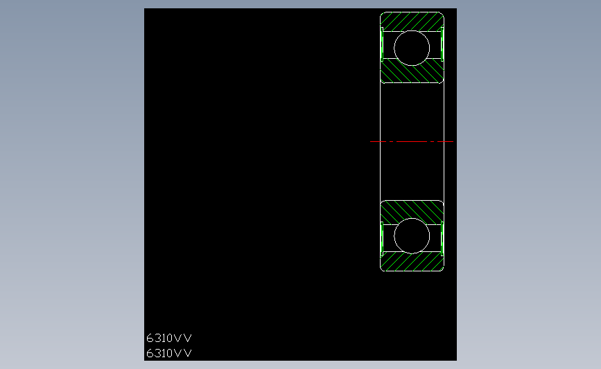 轴承6__VV_AutoCAD_模型图纸下载 – 懒石网