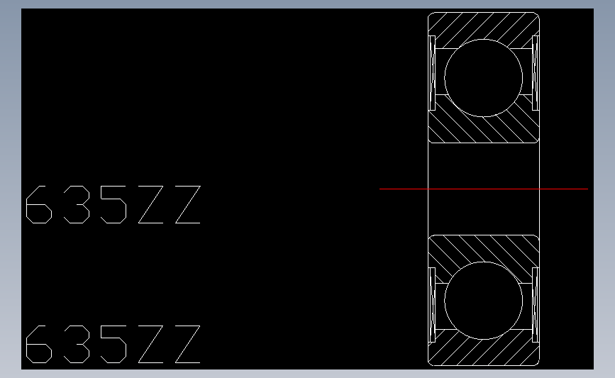 轴承6__ZZ_AutoCAD_模型图纸下载 – 懒石网