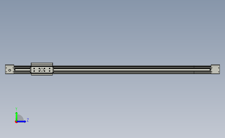 欧规皮带滑台模组T-40-1100-LN-RB-LG1_STEP_模型图纸下载 – 懒石网