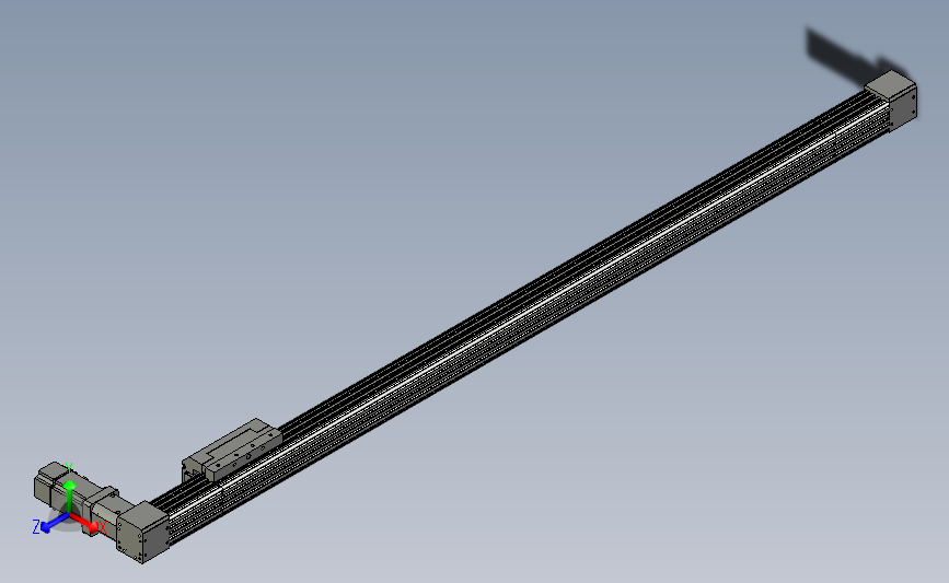 欧规皮带滑台模组T-40-1350-LB-RN-LG1-D