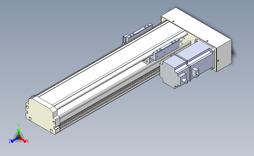 日规螺杆半密滑台模组S-100-300-1P-IL-LM