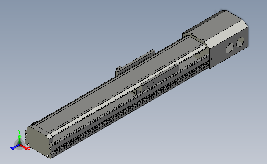 日规螺杆半密滑台模组S-100-300-2P-CM