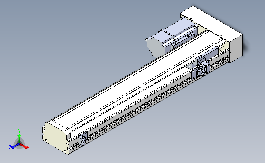 日规螺杆半密滑台模组S-100-450-1P-IL-RM