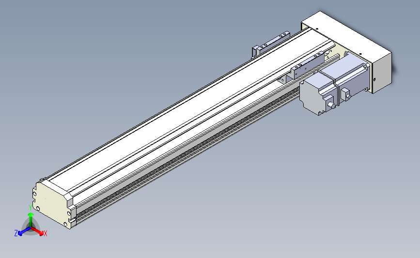 日规螺杆半密滑台模组S-100-550-1P-IL-LM