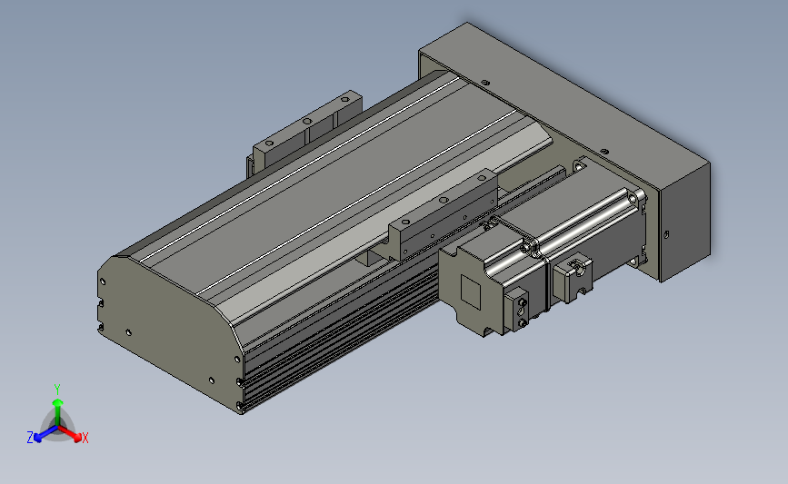日规螺杆半密滑台模组S134-100-2P-LM-400W-O-S3