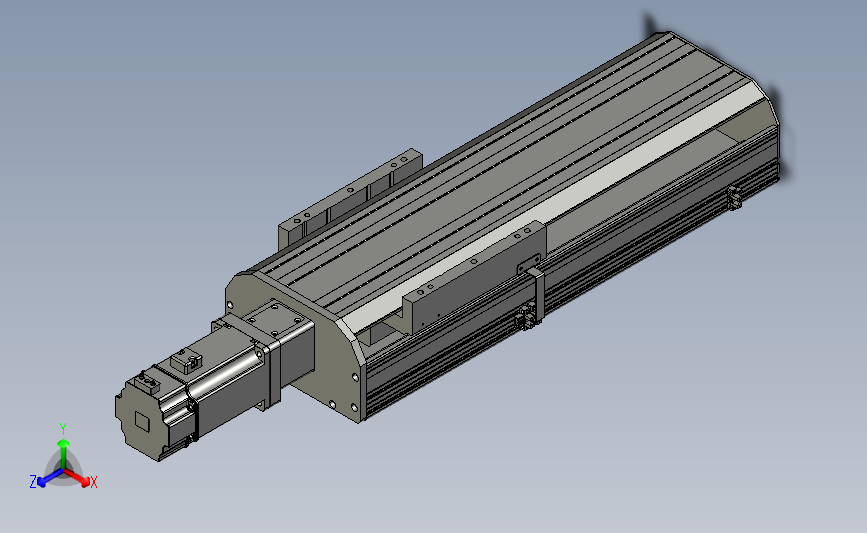 日规螺杆半密滑台模组S202-300-4P-CM-M750W-O-S3