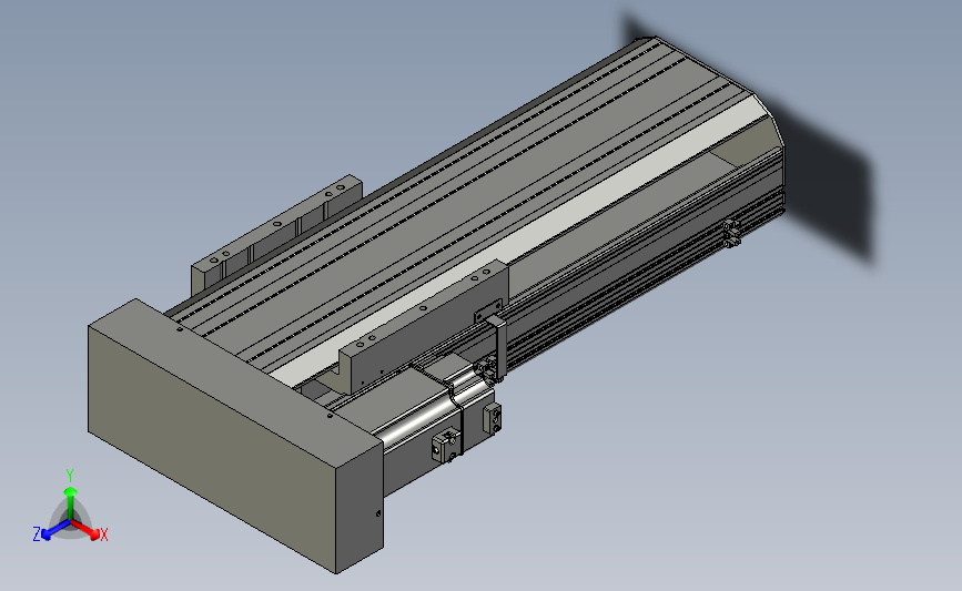 日规螺杆半密滑台模组S202-300-4P-RM-M750W-O-S3