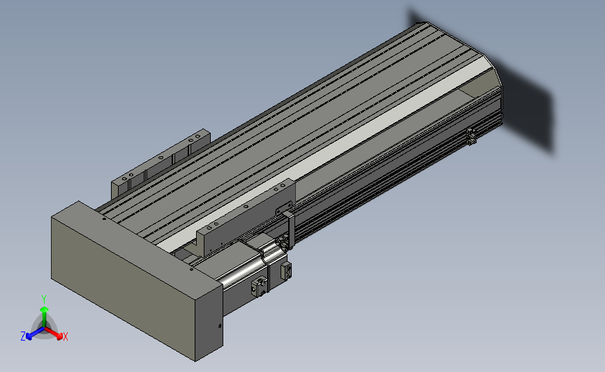 日规螺杆半密滑台模组S202-400-4P-RM-M750W-O-S3