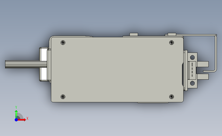 日规螺杆全密滑台模组SW45-300-1P-LM-T100W-S3 正面视图