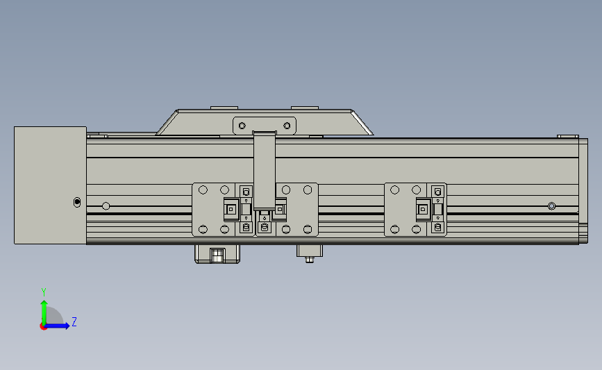 日规螺杆全密滑台模组SW70-100-1P-OL-LM-M200W-O-S3_STEP_模型图纸下载 – 懒石网