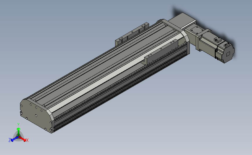 日规皮带半密滑台模组T202-500-4P-L-D-M750W-O-S3