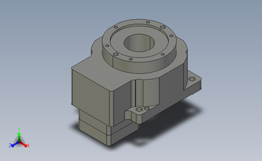中空旋转平台HRT100外形图