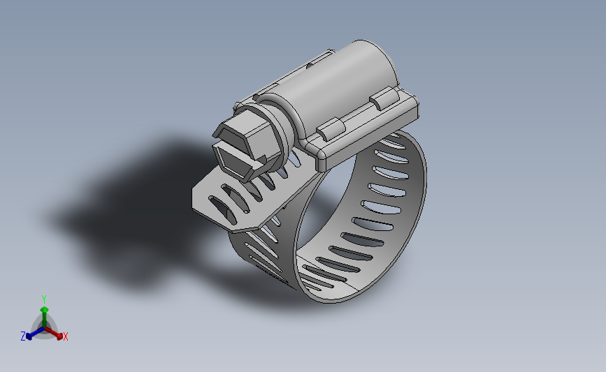 喉箍User Library-Hose Clamp, 1-2__ x 1__