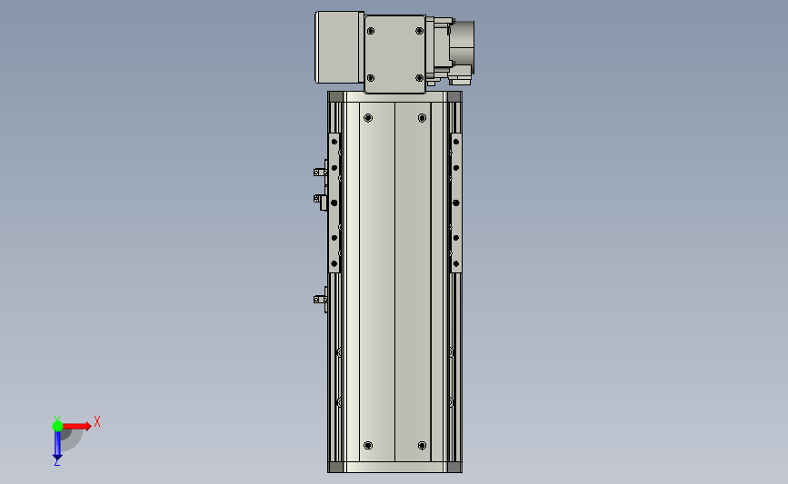 PTB 一般环境皮带样式PTB14-L40-100-RD-M20-C4(解密) 俯视图