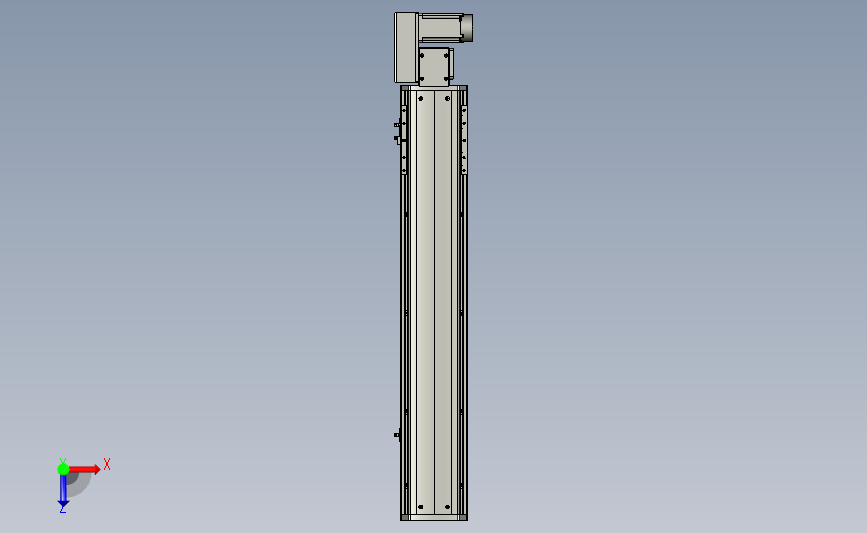 PTB 一般环境皮带样式PTB14-L40-600-R-M20-C4(解密) 俯视图
