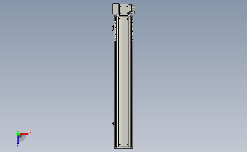 PTB 一般环境皮带样式PTB14-L40-650-RD-M20-C4(解密) 俯视图