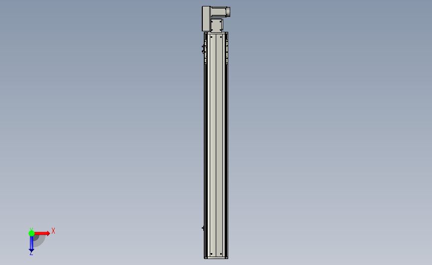 PTB 一般环境皮带样式PTB14-L40-1000-R-M20-C4(解密) 俯视图
