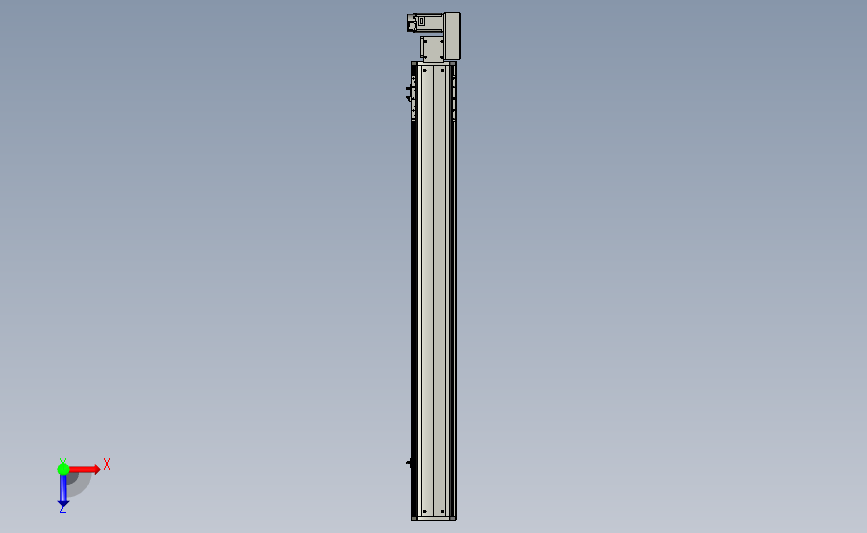 PTB 一般环境皮带样式PTB14-L40-1100-L-M20-C4(解密) 俯视图