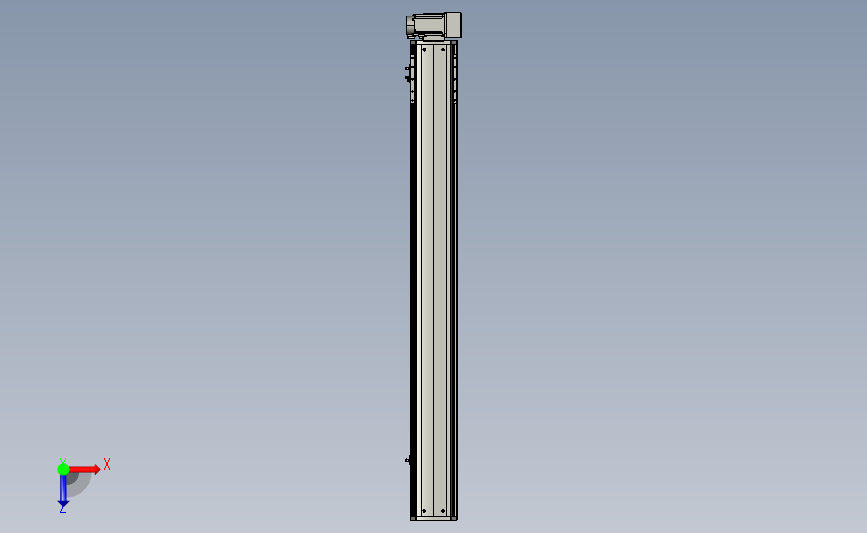 PTB 一般环境皮带样式PTB14-L40-1100-LU-M20-C4(解密) 俯视图