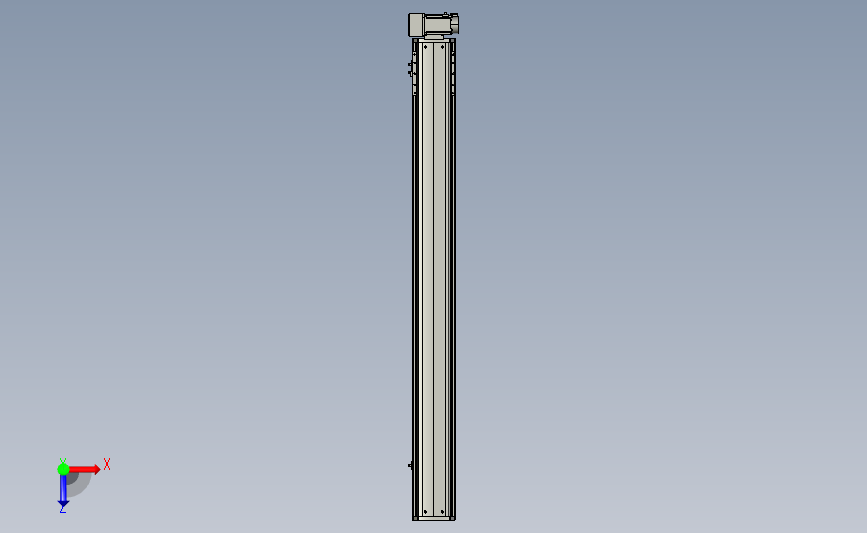PTB 一般环境皮带样式PTB14-L40-1250-RU-M20-C4(解密) 俯视图