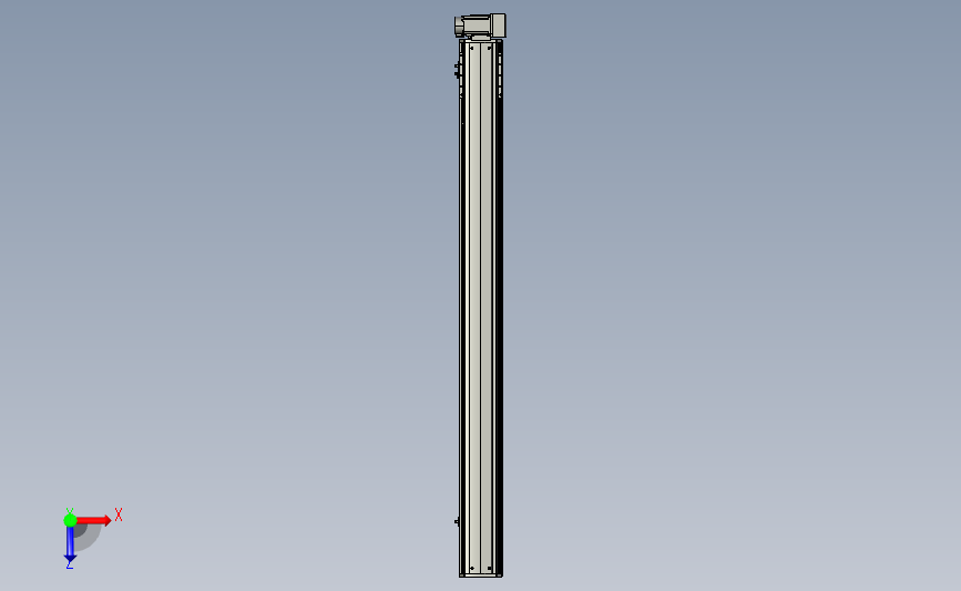 PTB 一般环境皮带样式PTB14-L40-1400-LU-M20-C4(解密) 俯视图