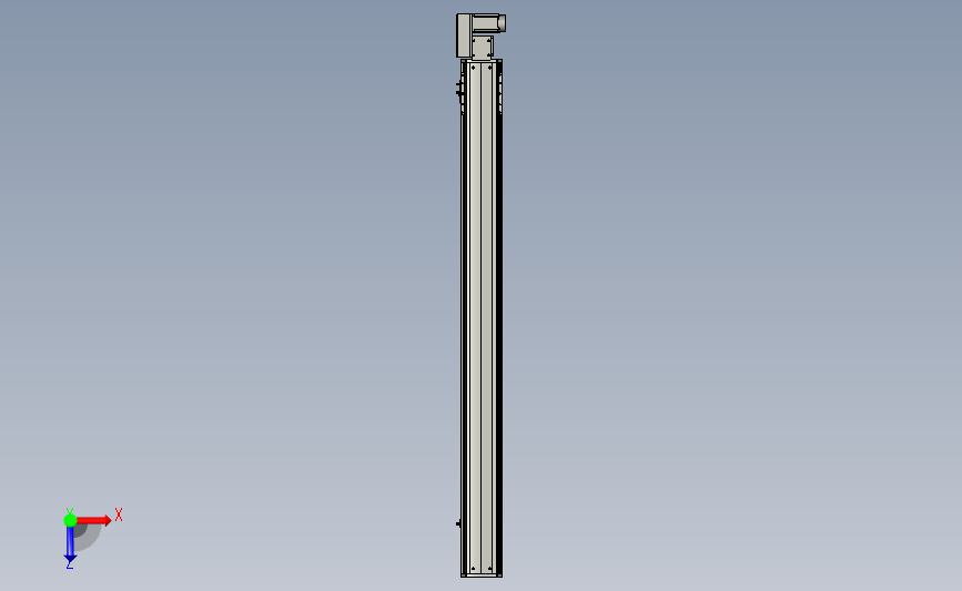 PTB 一般环境皮带样式PTB14-L40-1400-R-M20-C4(解密) 俯视图