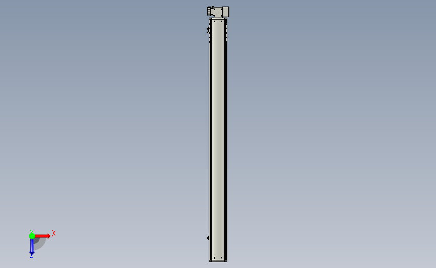 PTB 一般环境皮带样式PTB14-L40-1500-LD-M20-C4(解密) 俯视图