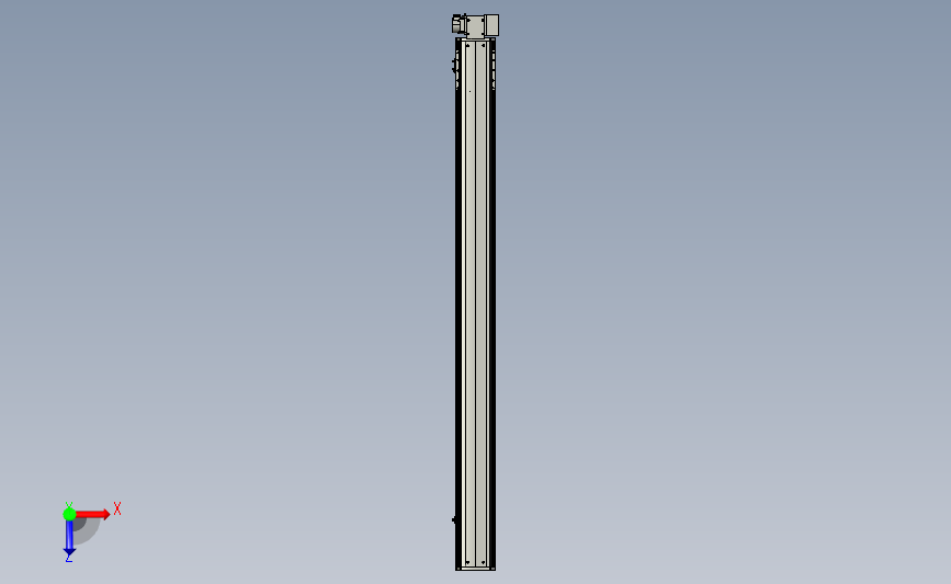 PTB 一般环境皮带样式PTB14-L40-1550-LD-M20-C4(解密) 俯视图