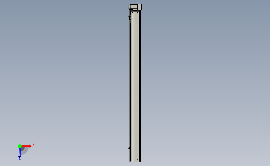 PTB 一般环境皮带样式PTB14-L40-1600-LU-M20-C4(解密) 俯视图