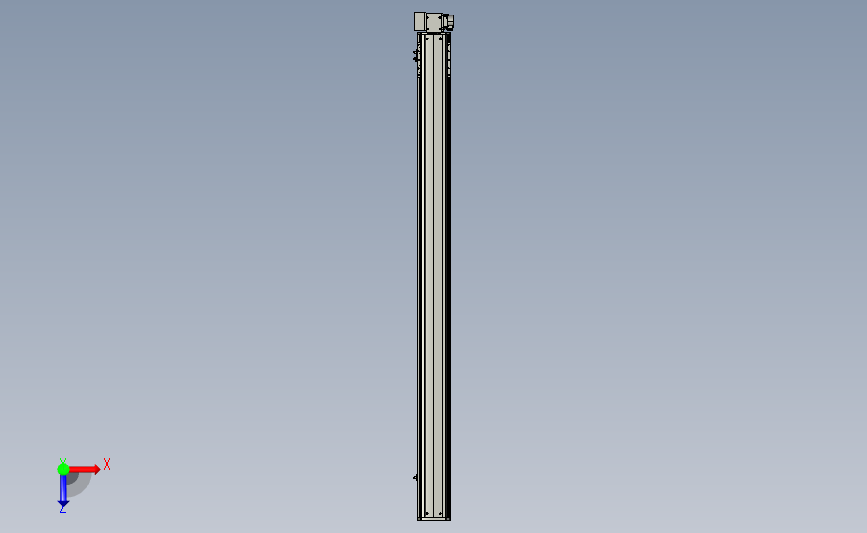PTB 一般环境皮带样式PTB14-L40-1700-RD-M20-C4(解密) 俯视图