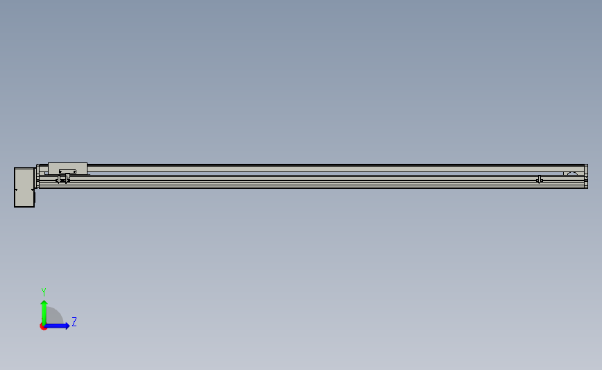 PTB 一般环境皮带样式PTB14-L40-1700-RD-M20-C4(解密) 左侧视图