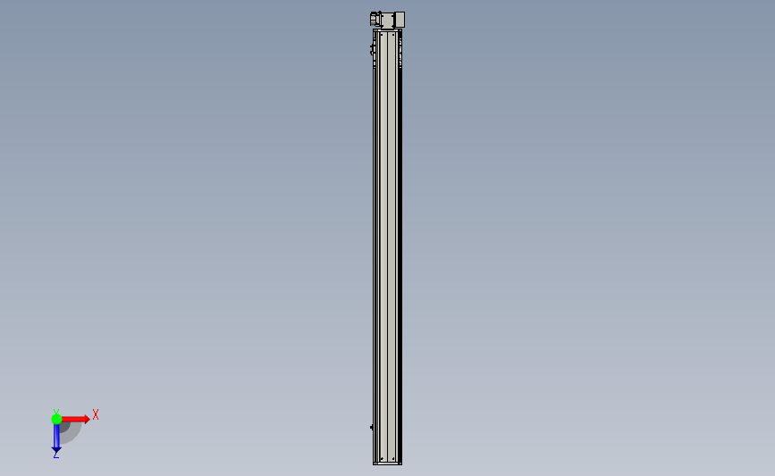 PTB 一般环境皮带样式PTB14-L40-1750-LD-M20-C4(解密) 俯视图