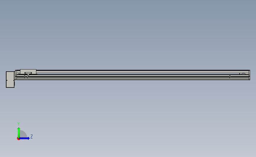 PTB 一般环境皮带样式PTB14-L40-1750-RD-M20-C4(解密) 左侧视图