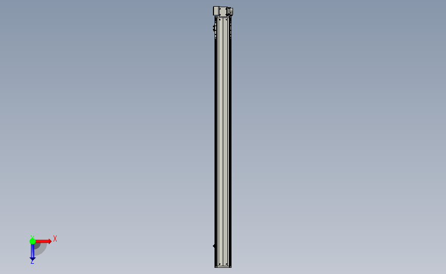 PTB 一般环境皮带样式PTB14-L40-1750-RD-M20-C4(解密) 俯视图