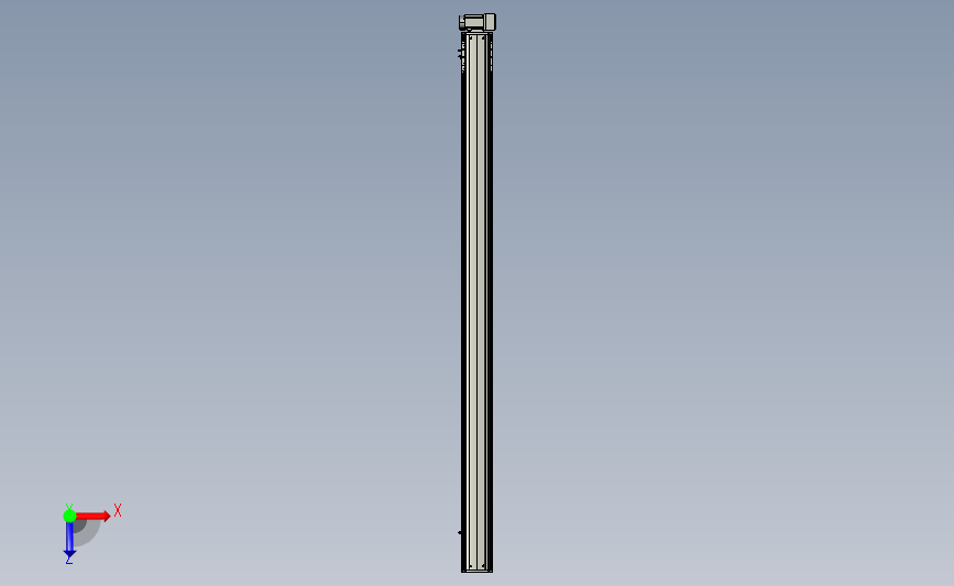 PTB 一般环境皮带样式PTB14-L40-2100-LU-M20-C4(解密) 俯视图
