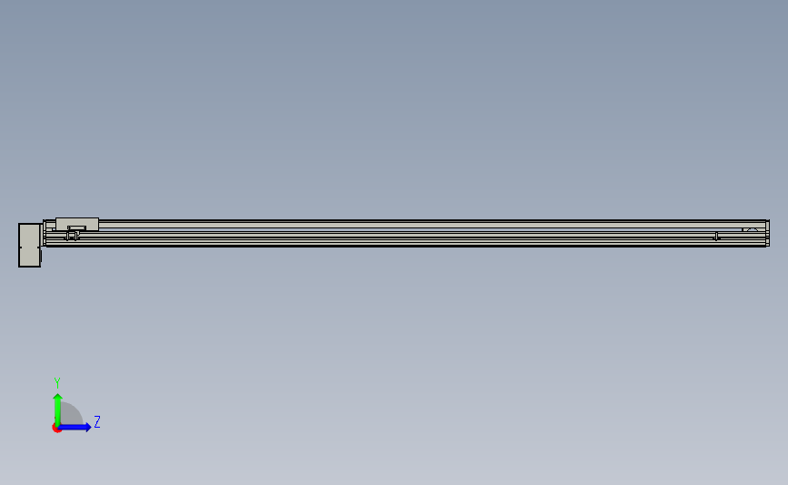 PTB 一般环境皮带样式PTB14-L40-2100-RD-M20-C4(解密) 左侧视图