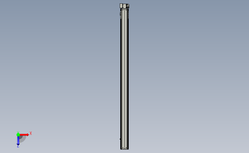 PTB 一般环境皮带样式PTB14-L40-2100-RD-M20-C4(解密) 俯视图