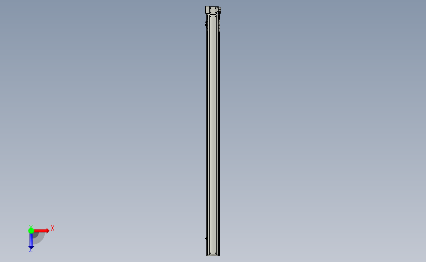 PTB 一般环境皮带样式PTB14-L40-2150-RD-M20-C4(解密) 俯视图