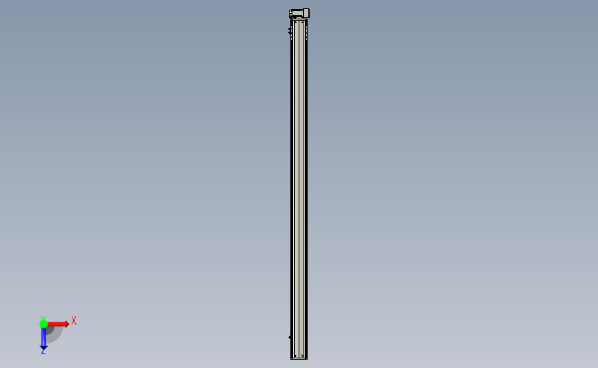 PTB 一般环境皮带样式PTB14-L40-2400-LU-M20-C4(解密) 俯视图