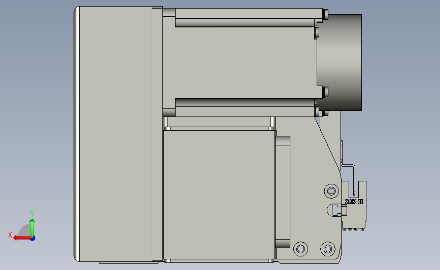 PTB 一般环境皮带样式PTB14-L40-2400-LU-M20-C4(解密) 背面视图