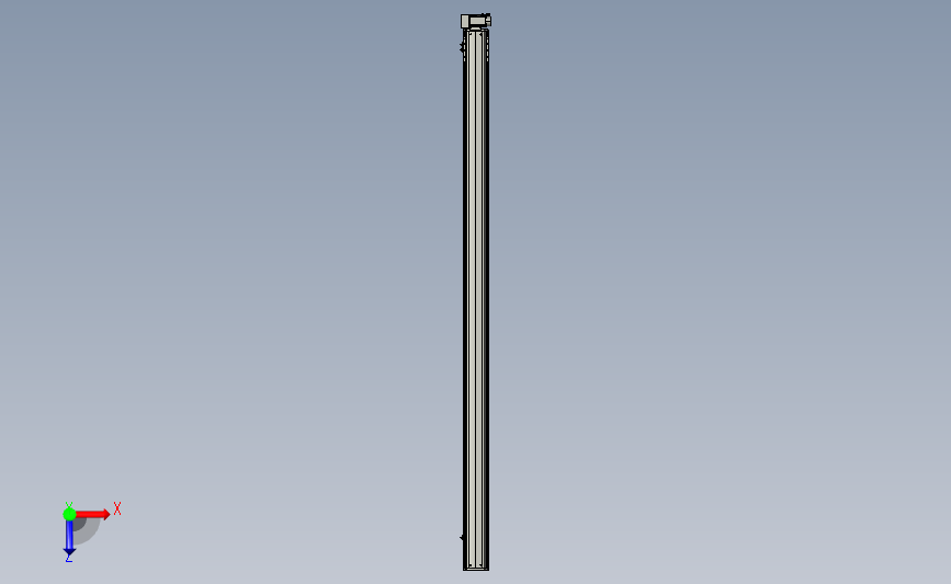 PTB 一般环境皮带样式PTB14-L40-2600-RU-M20-C4(解密) 俯视图