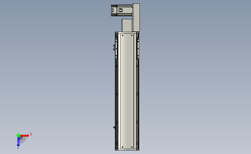 PTB 一般环境皮带样式PTB17-L40-550-L-M75-C4(解密) 俯视图