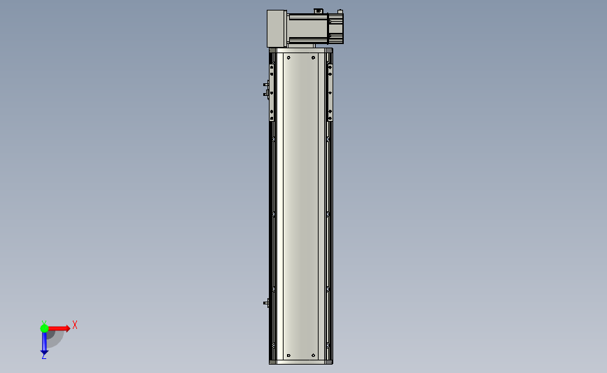 PTB 一般环境皮带样式PTB17-L40-550-RU-M75-C4(解密) 俯视图