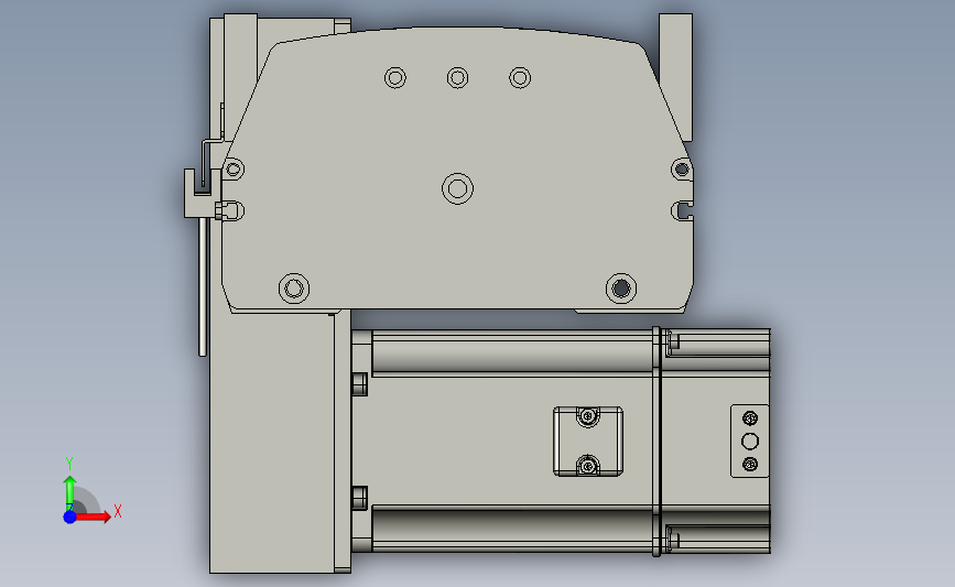 PTB 一般环境皮带样式PTB17-L40-600-RD-M75-C4(解密) 正面视图