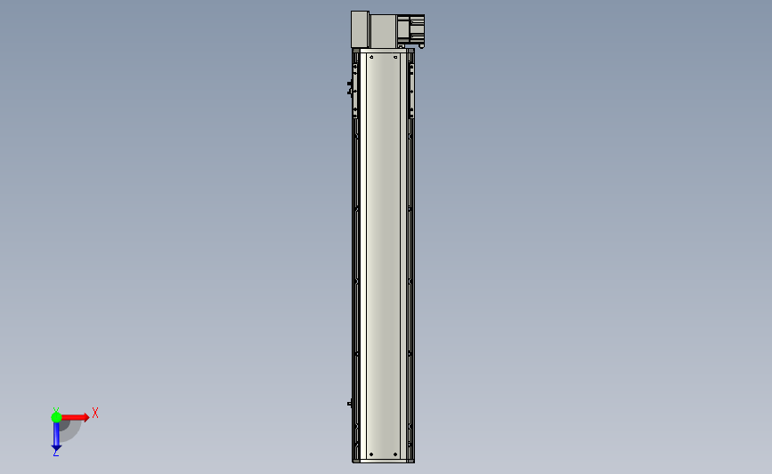 PTB 一般环境皮带样式PTB17-L40-850-RD-M75-C4(解密) 俯视图